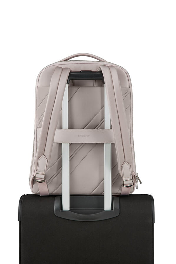 Женский рюкзак для ноутбука Samsonite KA8*004 Zalia 2.0 Laptop Backpack 14.1″ USB KA8-58004 58 Stone Grey - фото №9