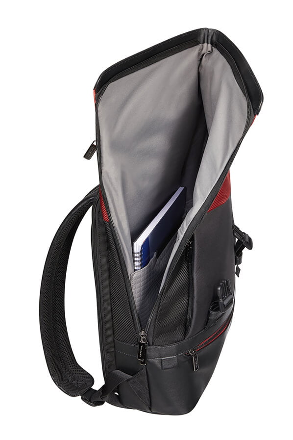 Рюкзак для ноутбука Samsonite CS7*006 Waymore Laptop Backpack 15.6″ CS7-10006 10 Barn Red/Black - фото №2