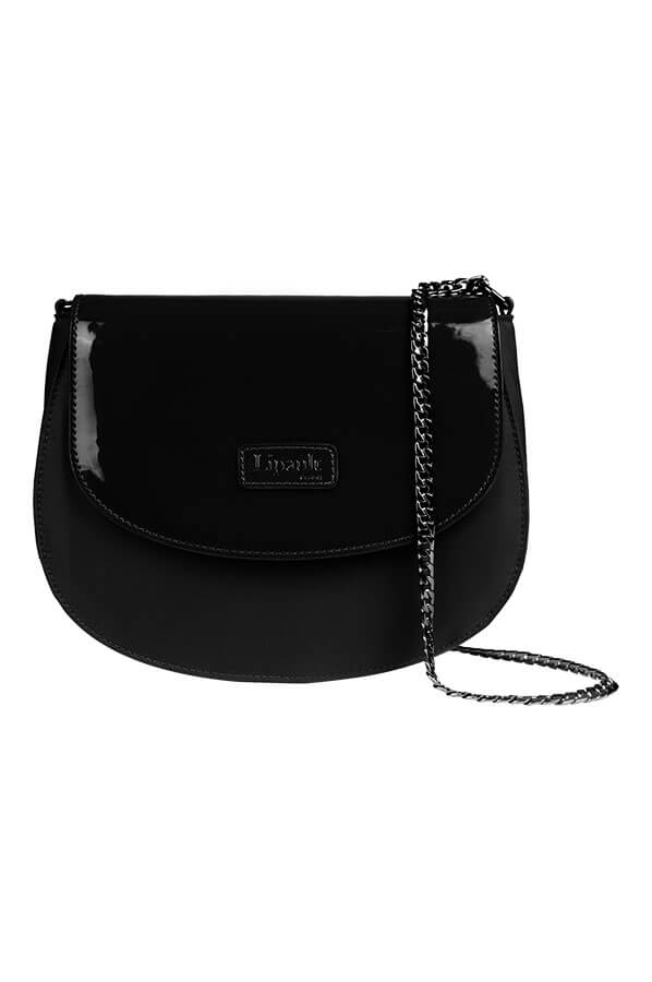Женская сумка Lipault P57*017 Plume Vinyl Saddle Bag Bimat P57-01017 01 Black - фото №3