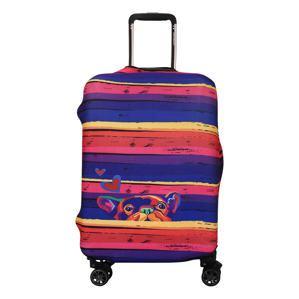 Чехол на маленький чемодан Eberhart EBHP13-S Bulldog Love Suitcase Cover S