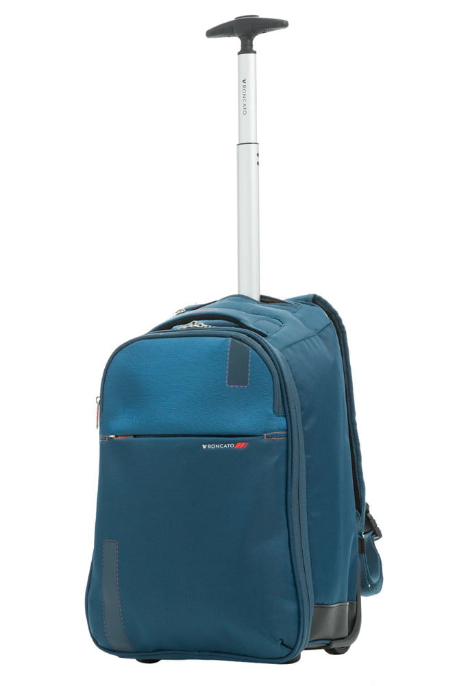 Рюкзак на колесах Roncato 6137 Speed Small Cabin Backpack Trolley 14″ 47 см 6137-03 03 Blue - фото №1