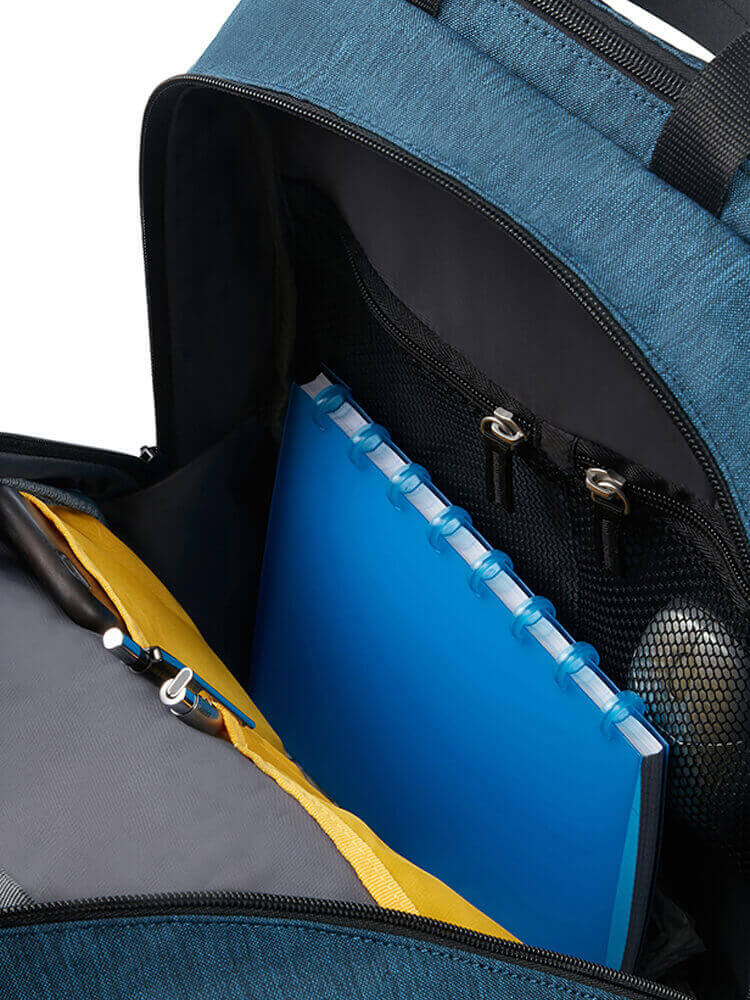 Рюкзак для ноутбука American Tourister 28G*002 City Drift Backpack 15.6″ 28G-19002 19 Black/Blue - фото №2