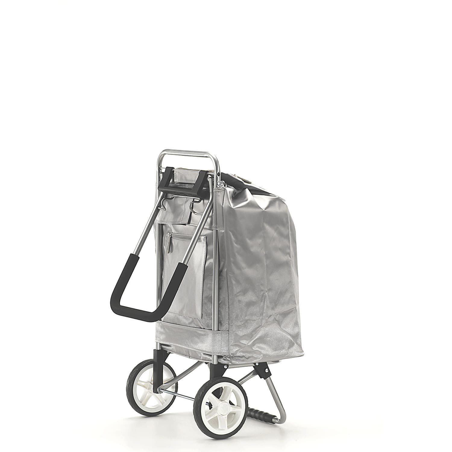 Складная сумка-тележка Gimi Flexi Foldable Wheeled Shopping Trolley G0061 Зелёный Зеленый - фото №7