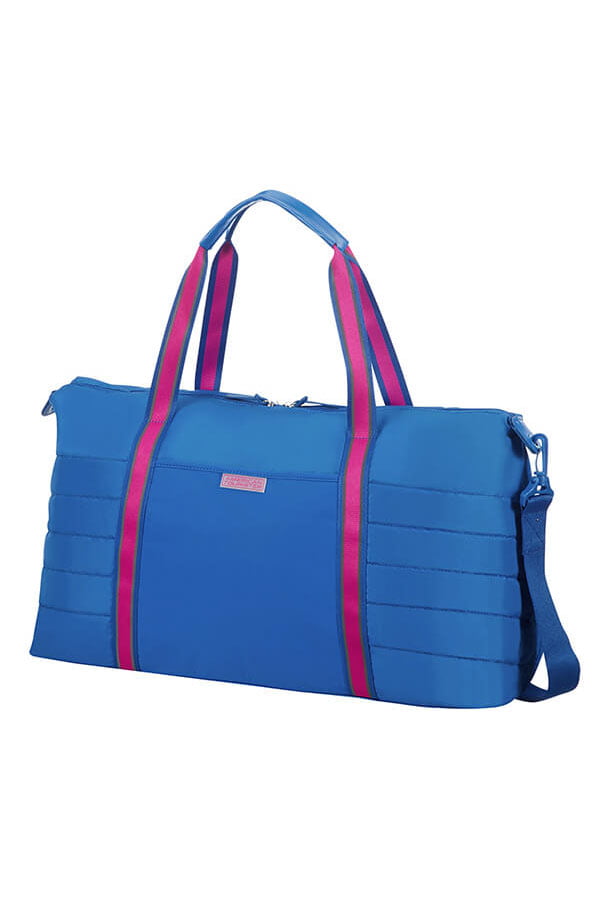 Женская сумка American Tourister 64G*004 Uptown Vibes Weekend Bag 64G-11004 11 Blue/Pink - фото №1