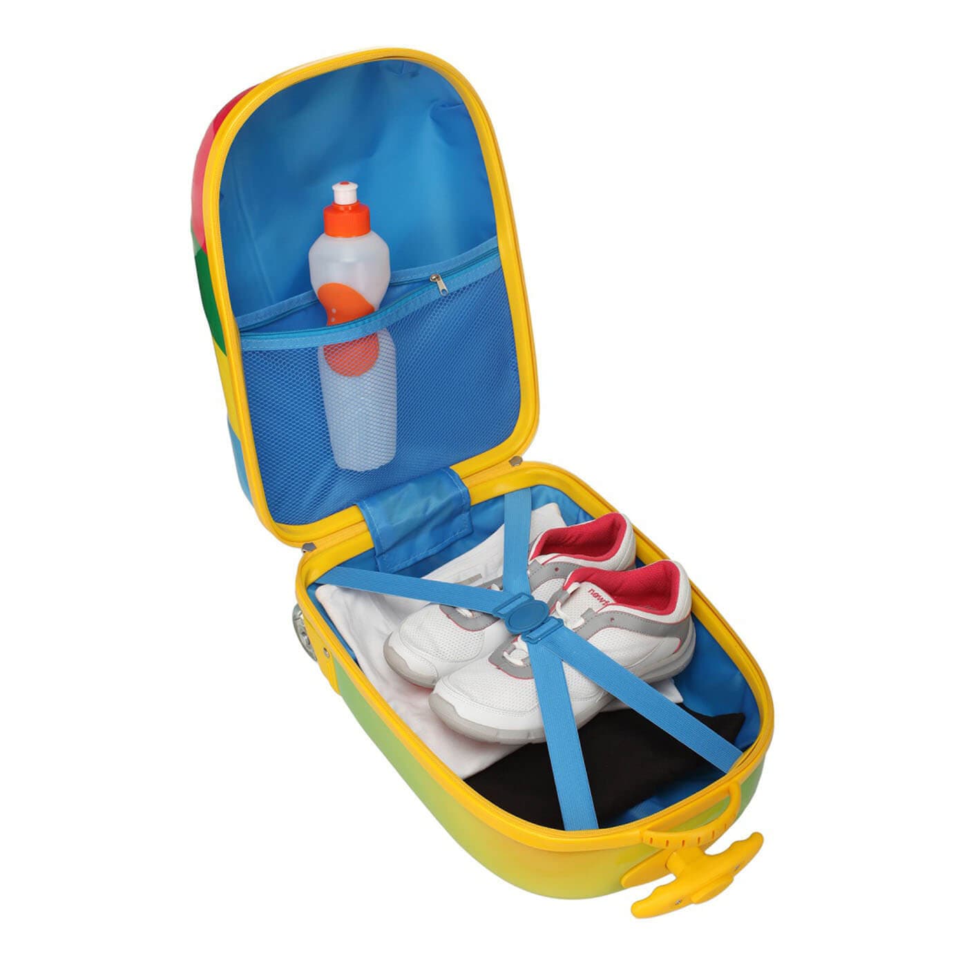 Детский чемодан Bouncie Радуга 1 Cappe Upright 44 см LG-16RB-RB01 Rainbo  Rainbow - фото №4