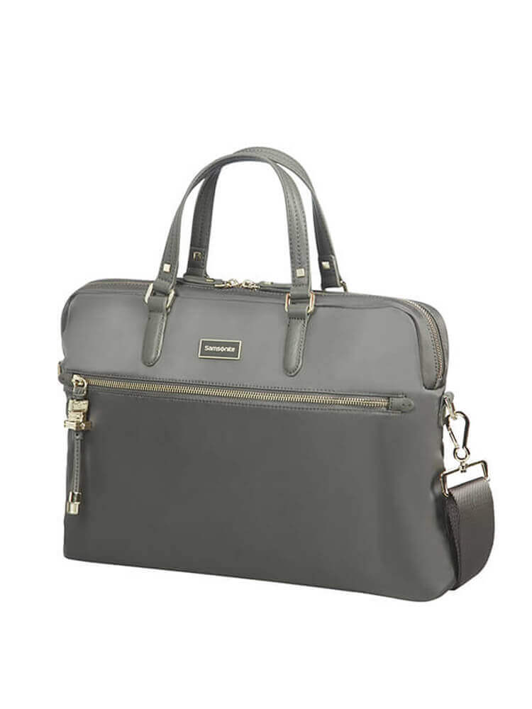Женская сумка Samsonite 60N*004 Karissa Biz Ladies' Business Bag S 15.6″ 60N-38004 38 Gunmetal Green - фото №1