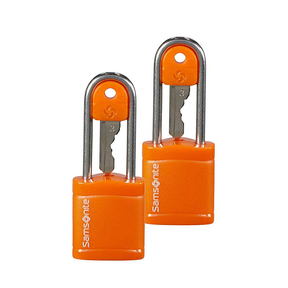 Замок с ключами 2 шт Samsonite CO1*042 Travel Accessories Key Lock X2 CO1-96042 96 Orange - фото №2