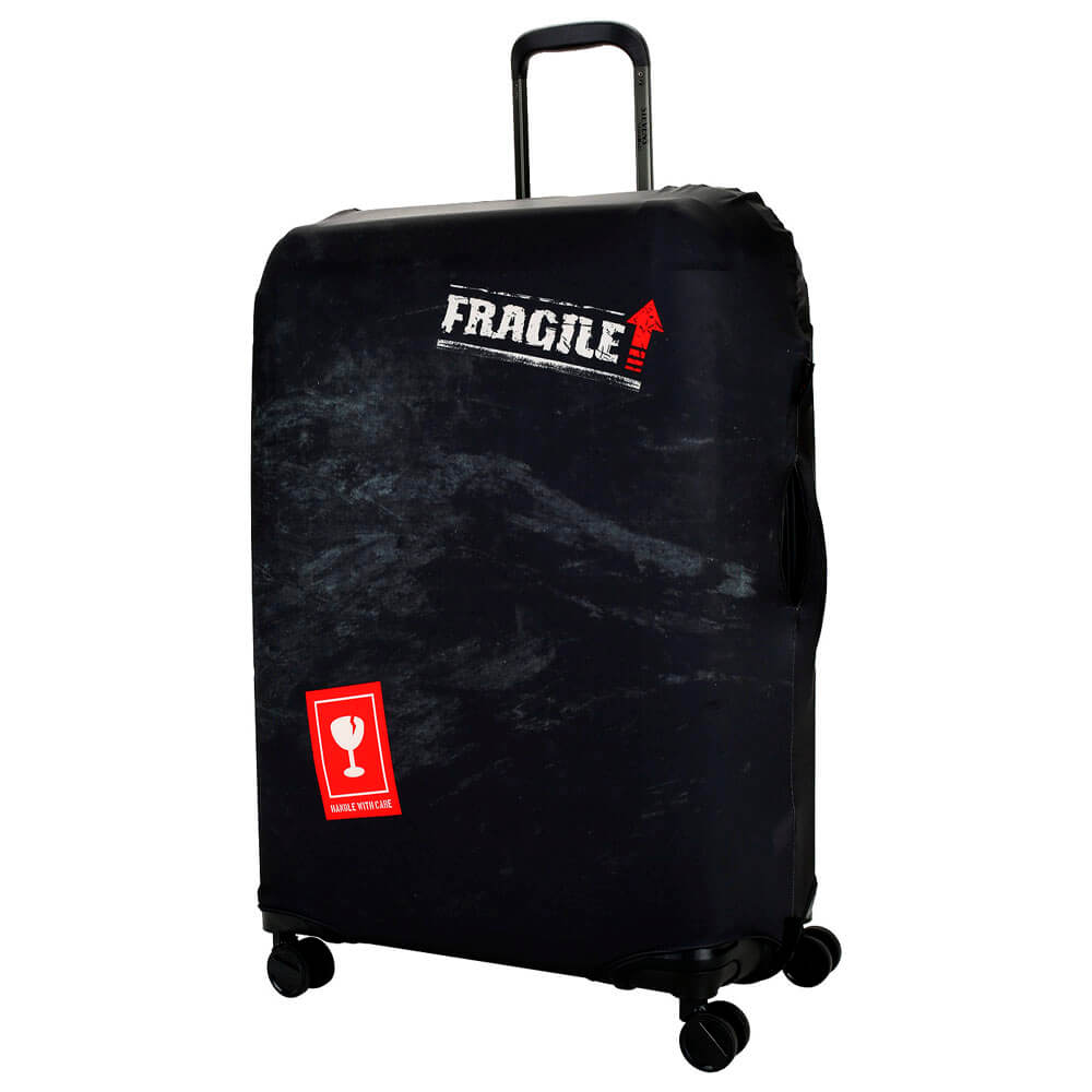 Чехол на средний чемодан Eberhart EBH579-M Fragile Glass Sticker Suitcase Cover M