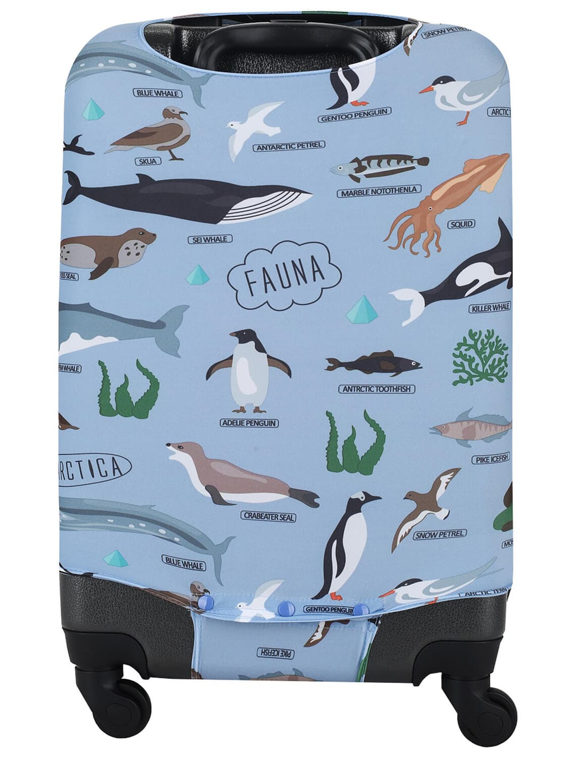 Чехол на маленький чемодан Eberhart EBH707-S Oceania Suitcase Cover S
