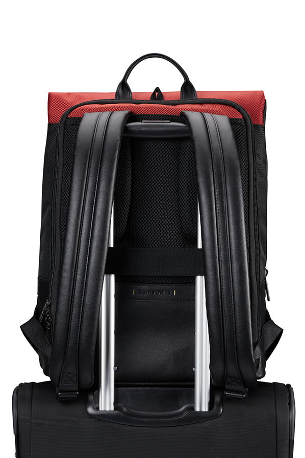 Рюкзак для ноутбука Samsonite CS7*006 Waymore Laptop Backpack 15.6″ CS7-10006 10 Barn Red/Black - фото №7