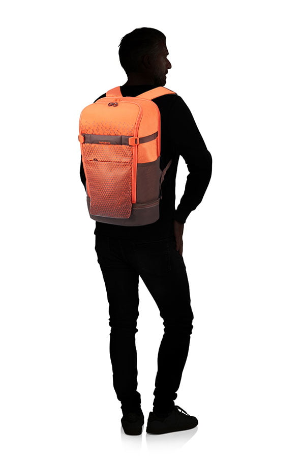 Рюкзак для ноутбука Samsonite CO5*004 Hexa-Packs Laptop Backpack L 15.6″ Travel CO5-36004 36 Orange Print - фото №3