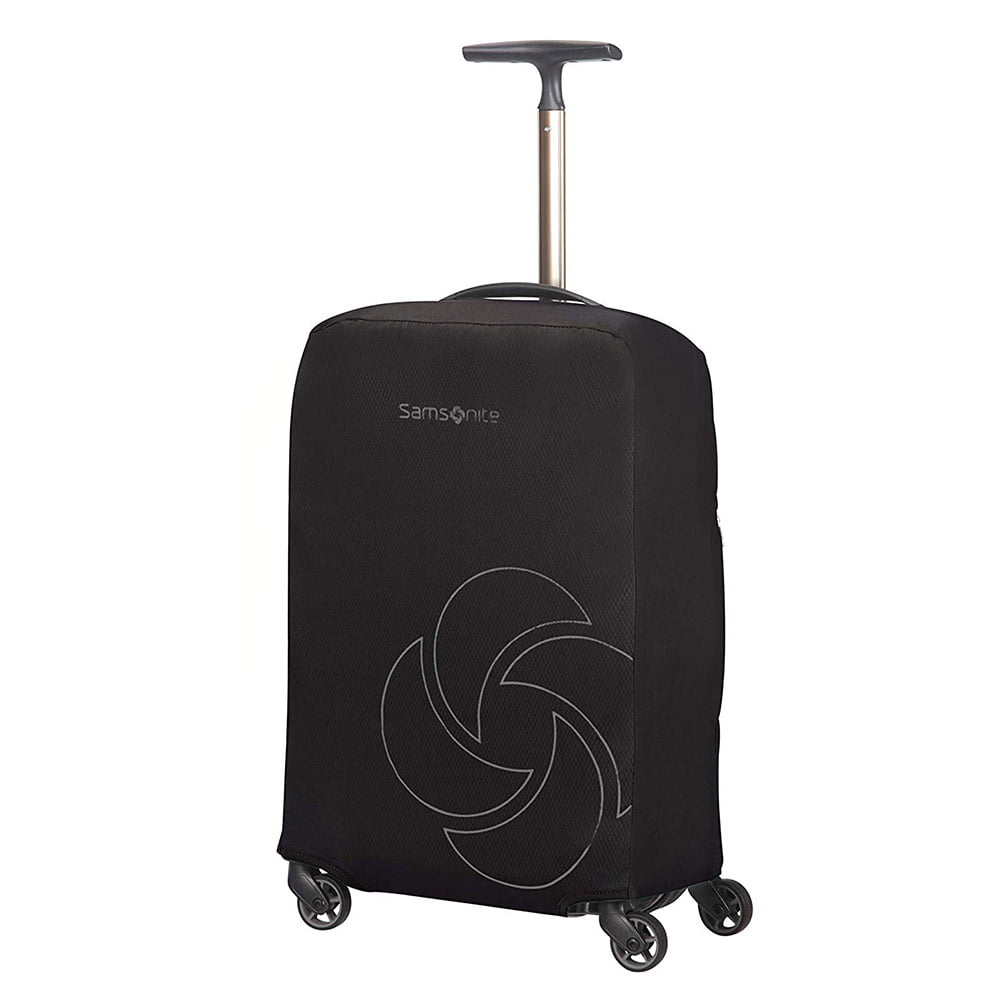 Чехол на малый чемодан Samsonite CO1*011 Travel Accessories Foldable Luggage Cover S CO1-09011 09 Black - фото №1