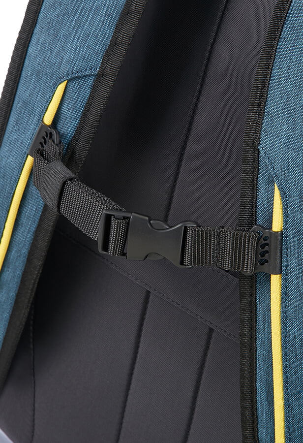 Рюкзак для ноутбука American Tourister 28G*002 City Drift Backpack 15.6″ 28G-19002 19 Black/Blue - фото №4