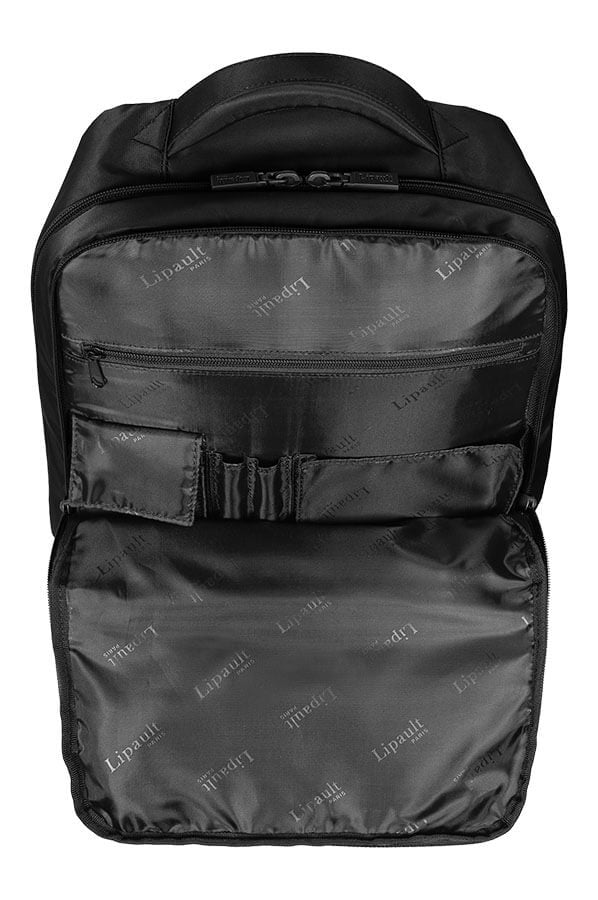 Рюкзак для ноутбука Lipault P55*117 Plume Business Laptop Backpack L 15.2″ P55-01117 01 Black - фото №2