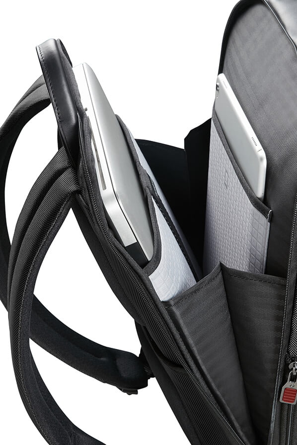Рюкзак для ноутбука Samsonite CS4*003 Safton Laptop Backpack 15.6″ CS4-09003 09 Black - фото №3
