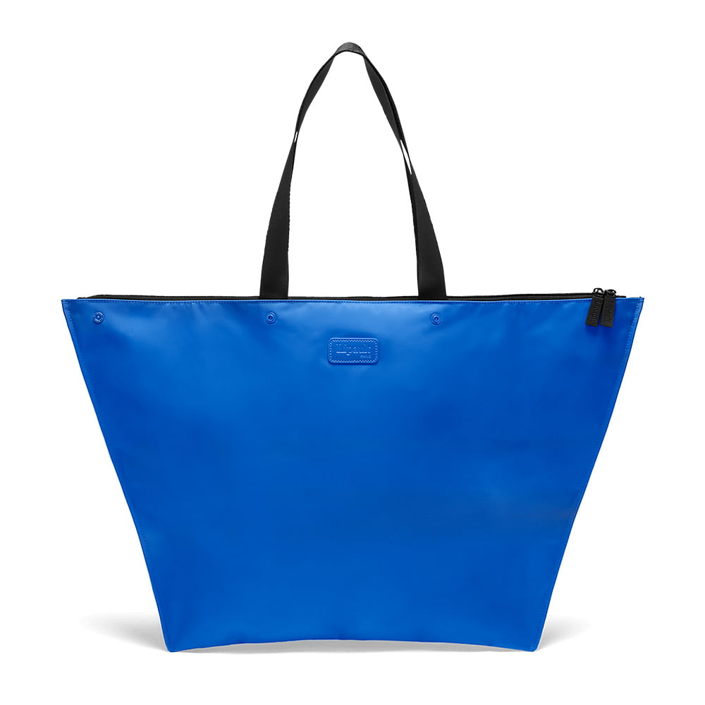 Женская сумка Lipault P50*007 Pliable Foldable Shopping Bag P50-19007 19 Black/Electric Blue - фото №1