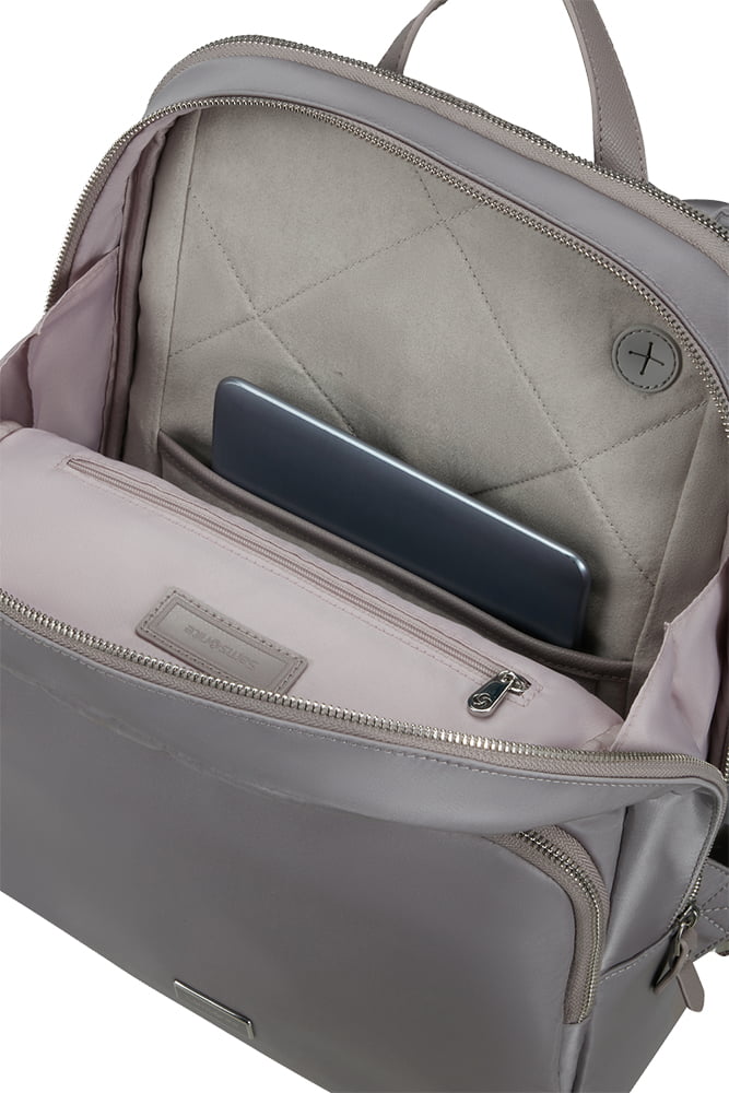 Женский рюкзак для ноутбука Samsonite KH0*005 Karissa Biz 2.0 Backpack 15.6″ USB KH0-08005 08 Lilac Grey - фото №3