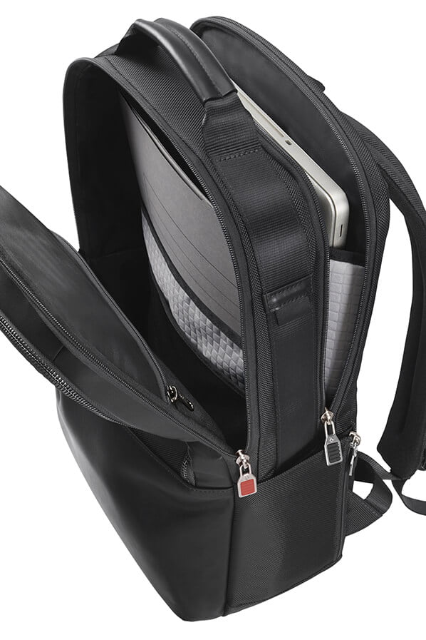 Рюкзак для ноутбука Samsonite CS4*003 Safton Laptop Backpack 15.6″ CS4-09003 09 Black - фото №2