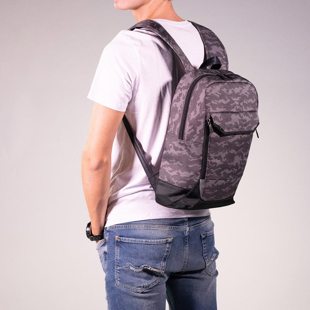 Рюкзак для ноутбука Hedgren HLNK07 Link Splice Slim Backpack 15″ RFID HLNK07/138 138 Camo - фото №5