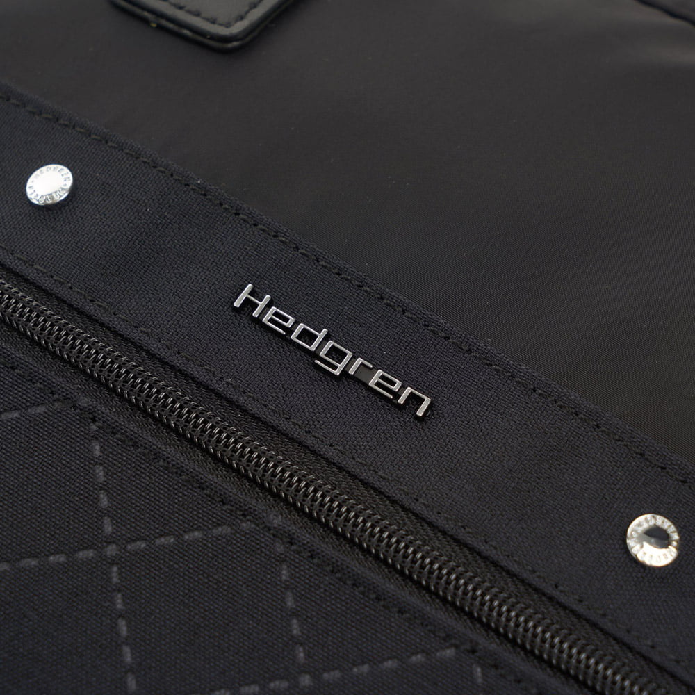 Рюкзак для ноутбука Hedgren HDST05M Diamond Star Ruby M Backpack 13” RFID HDST05M/003-02 003 Black - фото №10