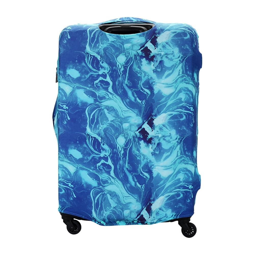 Чехол на маленький чемодан Eberhart EBH687-S Turquoise Marble Suitcase Cover S