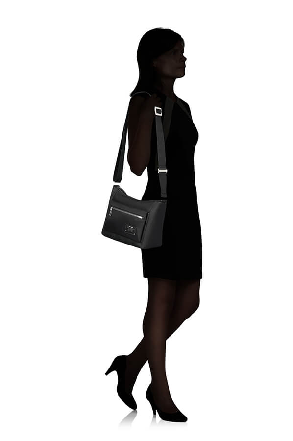 Женская сумка Samsonite CL5*004 Openroad Chic Shoulder Bag S +1PKT CL5-09004 09 Black - фото №3
