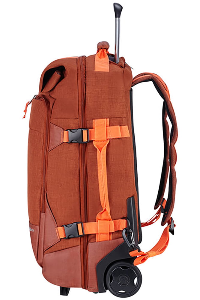 Рюкзак на колесах Samsonite CO6*004 Ziproll Duffle/Wh Backpack 10.5″ CO6-96004 96 Burnt Orange - фото №7