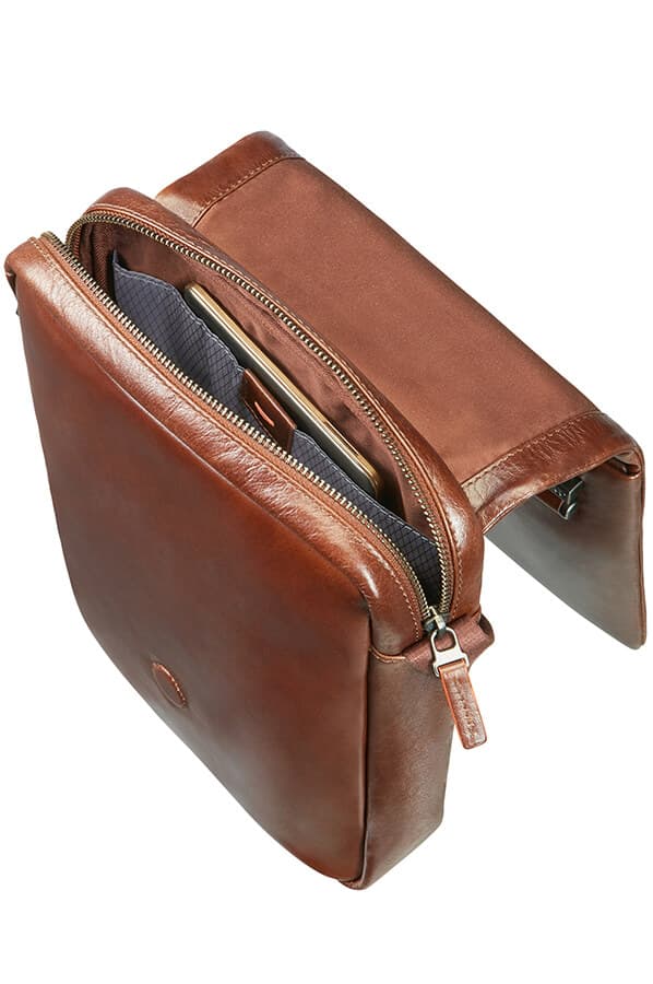 Кожаная сумка для планшета Samsonite 70D*002 West Harbor Crossover Bag 9.7″