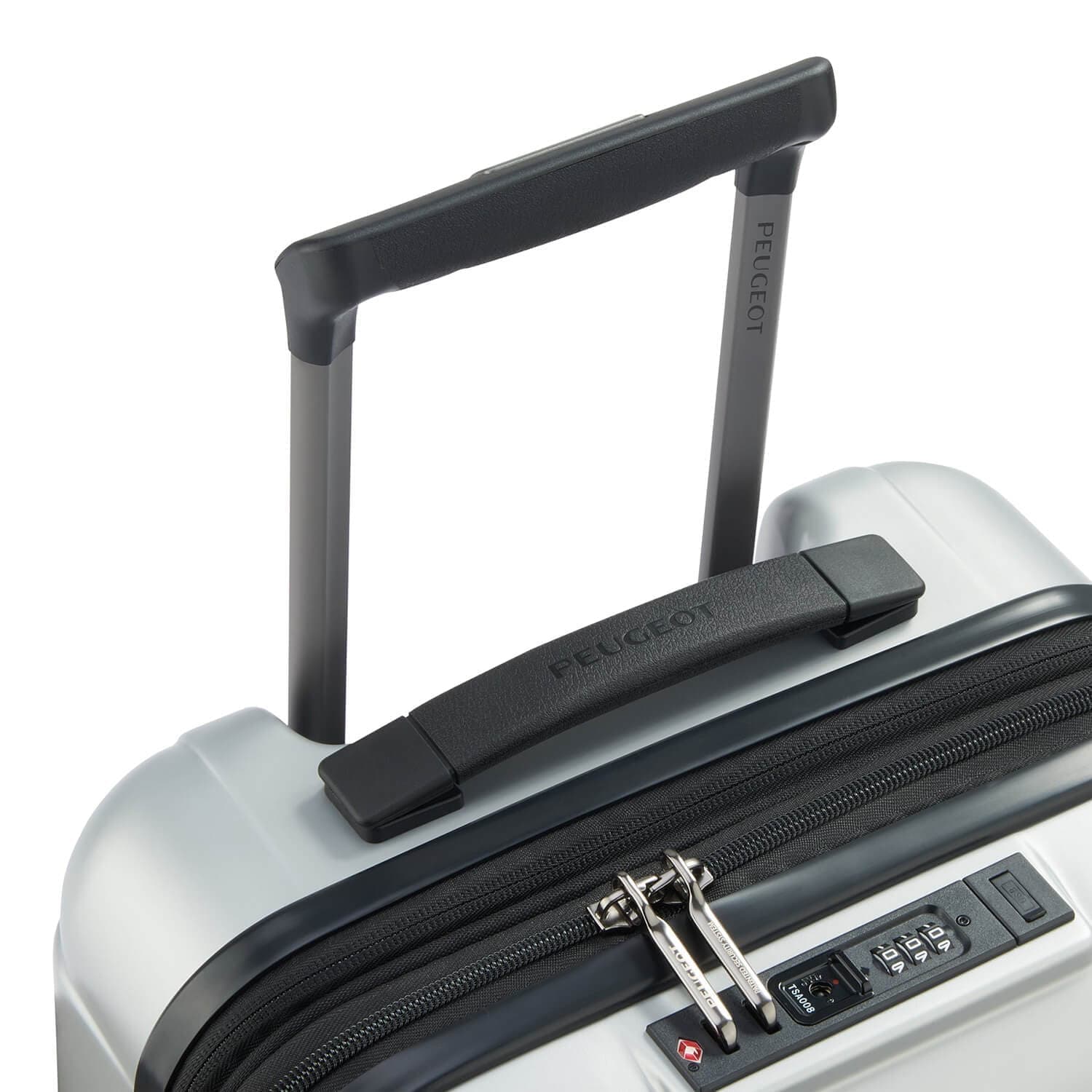 Чемодан с амортизаторами Delsey 001007801 Peugeot Zip 4DW Cabin Trolley Case 55 см Expandable USB