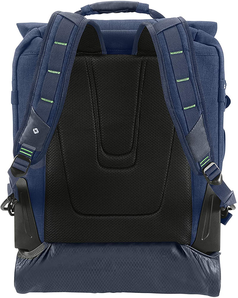 Рюкзак на колесах Samsonite CO6*004 Ziproll Duffle/Wh Backpack 10.5″ CO6-11004 11 Midnight Blue - фото №6