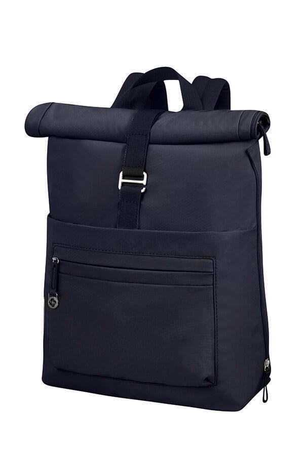 Женский рюкзак для ноутбука Samsonite 88D*050 Move 2.0 Rolltop Backpack 15.6″ 88D-01050 01 Dark Blue - фото №1