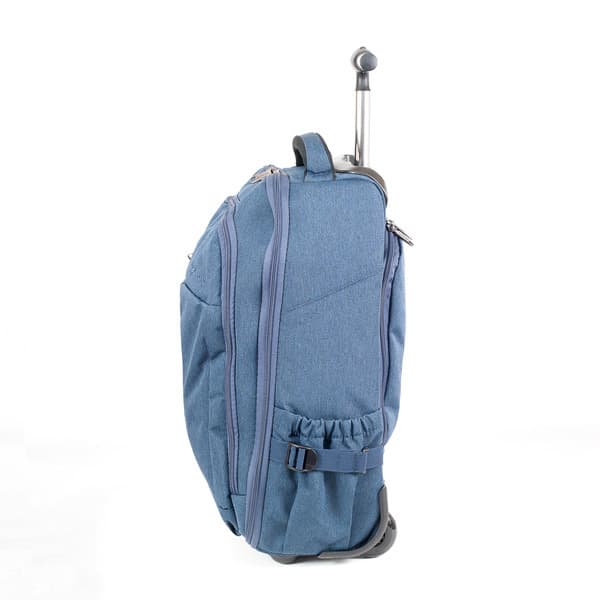 Рюкзак на колёсах 4 Roads OS1221 19″ Rolling Laptop Backpack 16″ (меланж) OS1221 (19") меланж  C-487 Синий - фото №3