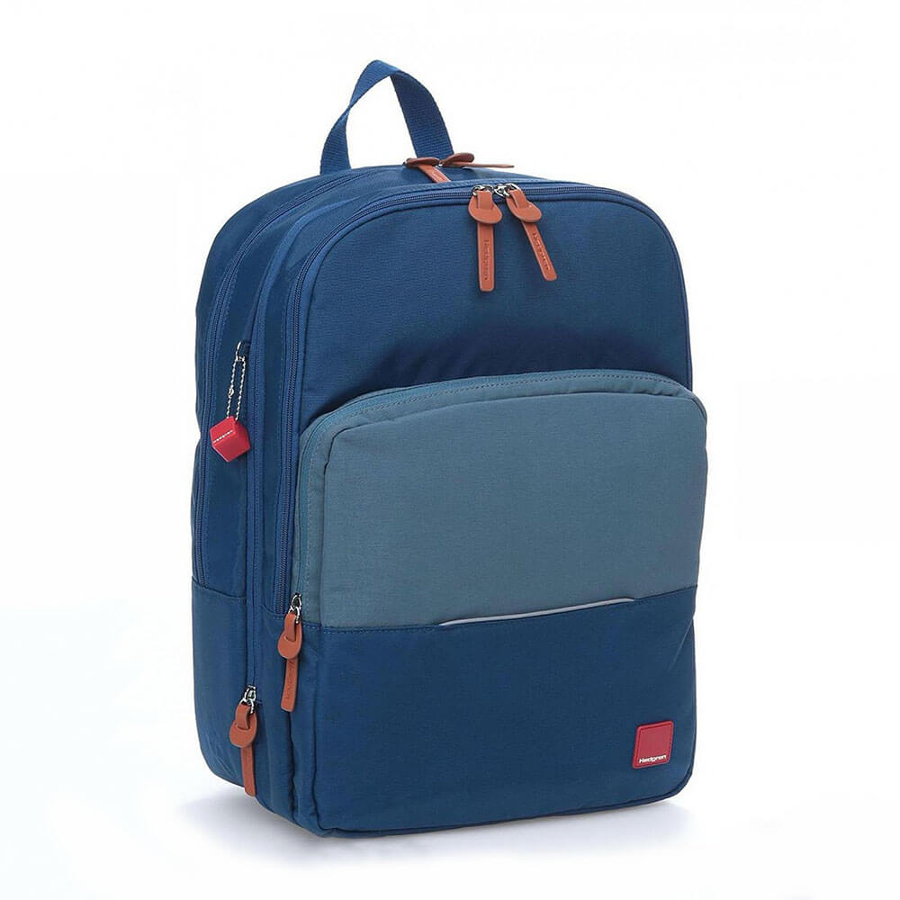 Рюкзак для ноутбука Hedgren HBUP01 Back-Up Backfit Backpack Large Exp. 15″ HBUP01/808 808 Navy Pony/Indian Teal - фото №1