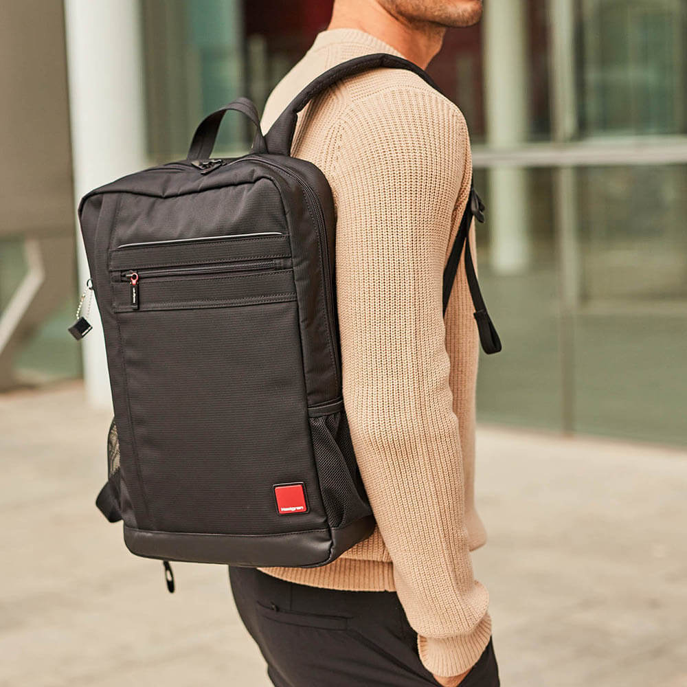 Рюкзак для ноутбука Hedgren HRDT10 Red Tag Pylon Backpack 15.6″ HRDT10/003 003 Black - фото №5