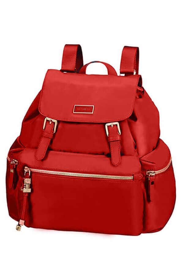 Женский рюкзак Samsonite 34N*014 Karissa Backpack 3 Pocket 2 Buckle 34N-40014 40 Formula Red - фото №1