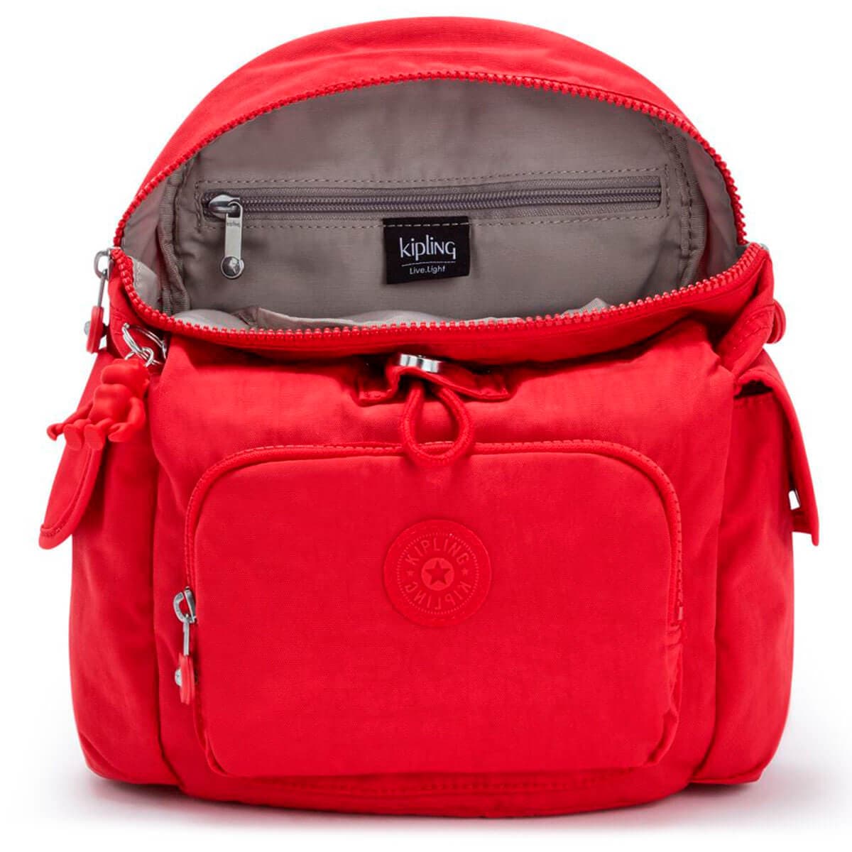 Женский мини-рюкзак Kipling KI2670Z33 City Pack Mini Red Rouge