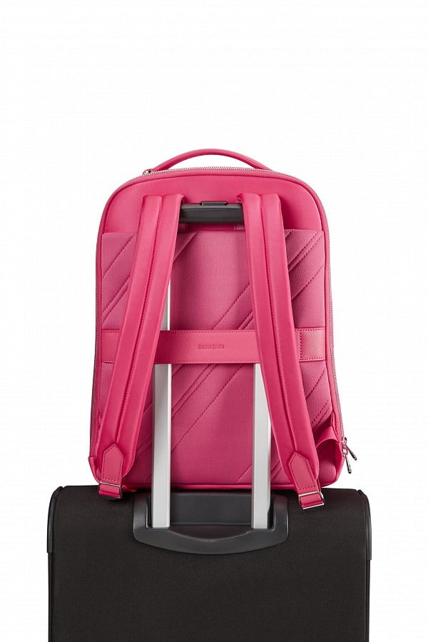 Женский рюкзак для ноутбука Samsonite KA8*004 Zalia 2.0 Laptop Backpack 14.1″ USB KA8-20004 20 Raspberry Pink - фото №8
