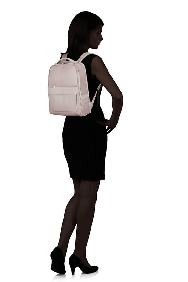 Женский рюкзак для ноутбука Samsonite KA8*004 Zalia 2.0 Laptop Backpack 14.1″ USB KA8-58004 58 Stone Grey - фото №6