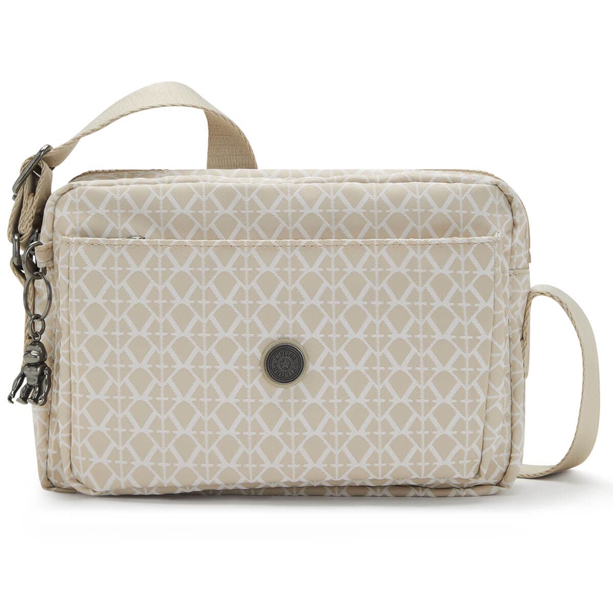 Женская сумка Kipling KI6847R63 Abanu M Versatile Medium Crossbody Signature Beige