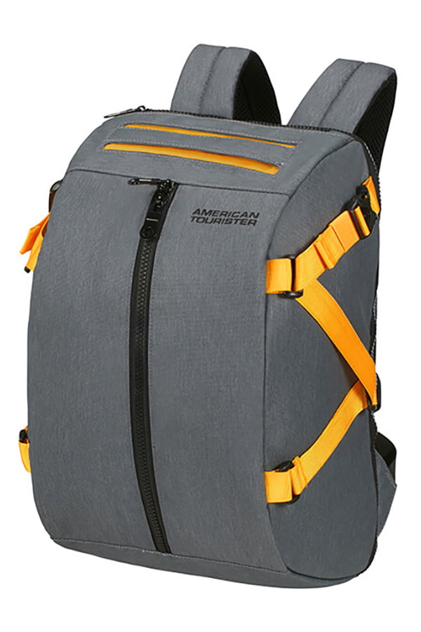 Женский рюкзак для ноутбука American Tourister 91G*001 Take2Cabin Backpack Lifestyle S 14.1″ 91G-68001 68 Grey/Yellow - фото №1