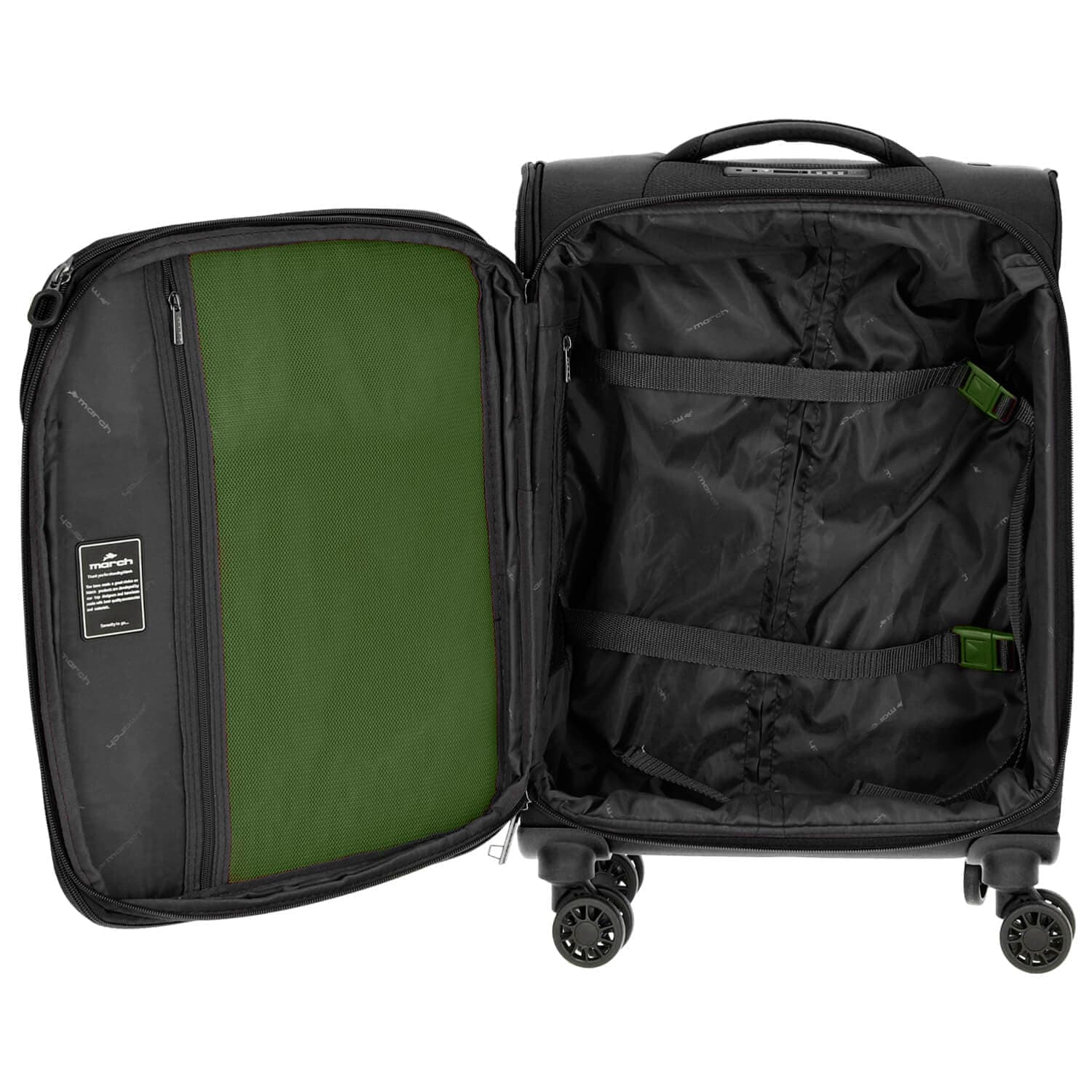 Чемодан March M2755*52 Imperial Spinner 55 см Expandable USB