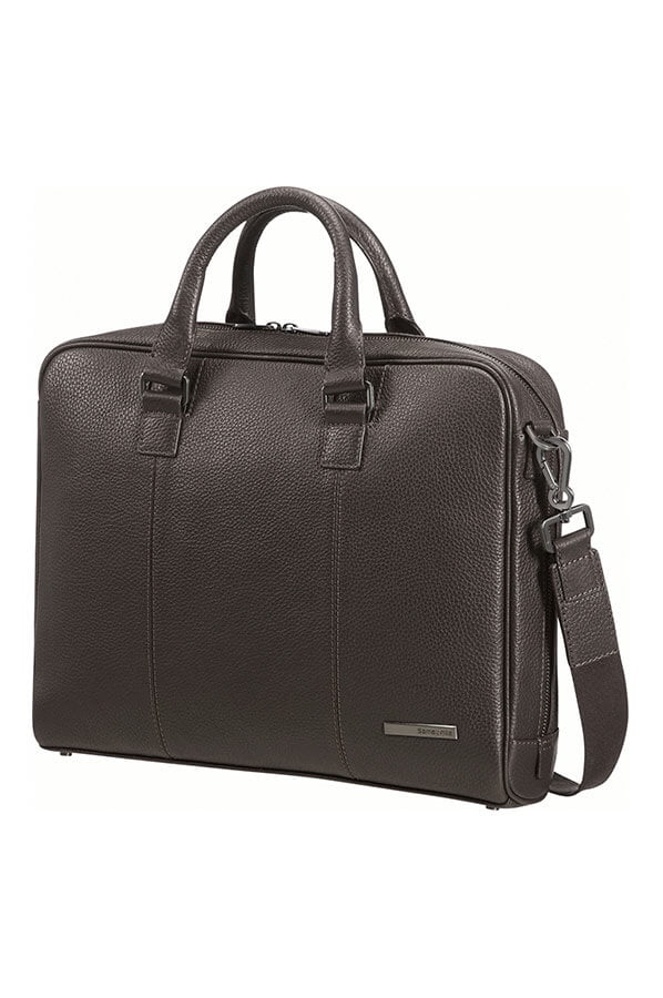 Кожаная сумка для ноутбука Samsonite 72D*002 Equinox Briefcase 14,1″