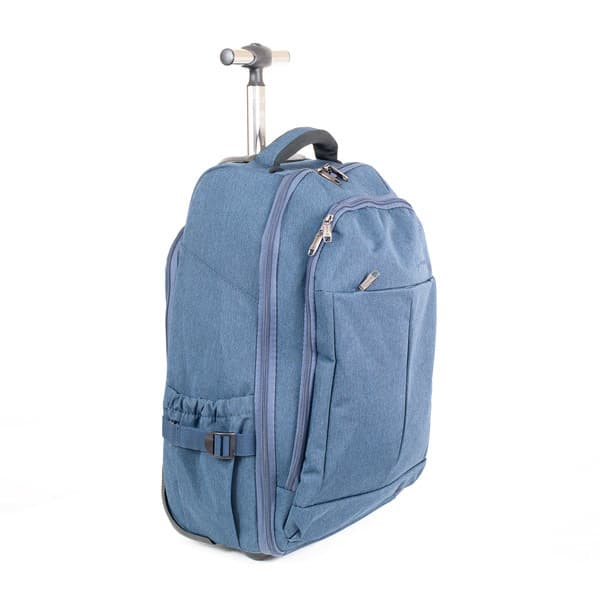 Рюкзак на колёсах 4 Roads OS1221 19″ Rolling Laptop Backpack 16″ (меланж) OS1221 (19") меланж  C-487 Синий - фото №7