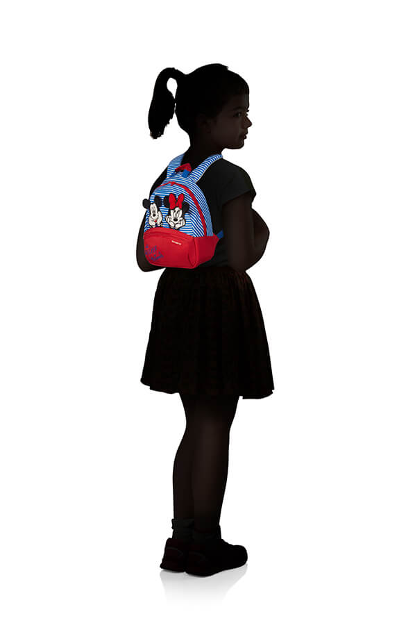 Детский рюкзак Samsonite 40C*024 Disney Ultimate 2.0 Backpack S Minnie/Mickey Stripes