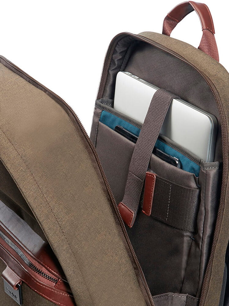 Рюкзак для ноутбука Samsonite 84D*005 Upstream Backpack 14.1″ 84D-15005 15 Natural - фото №5