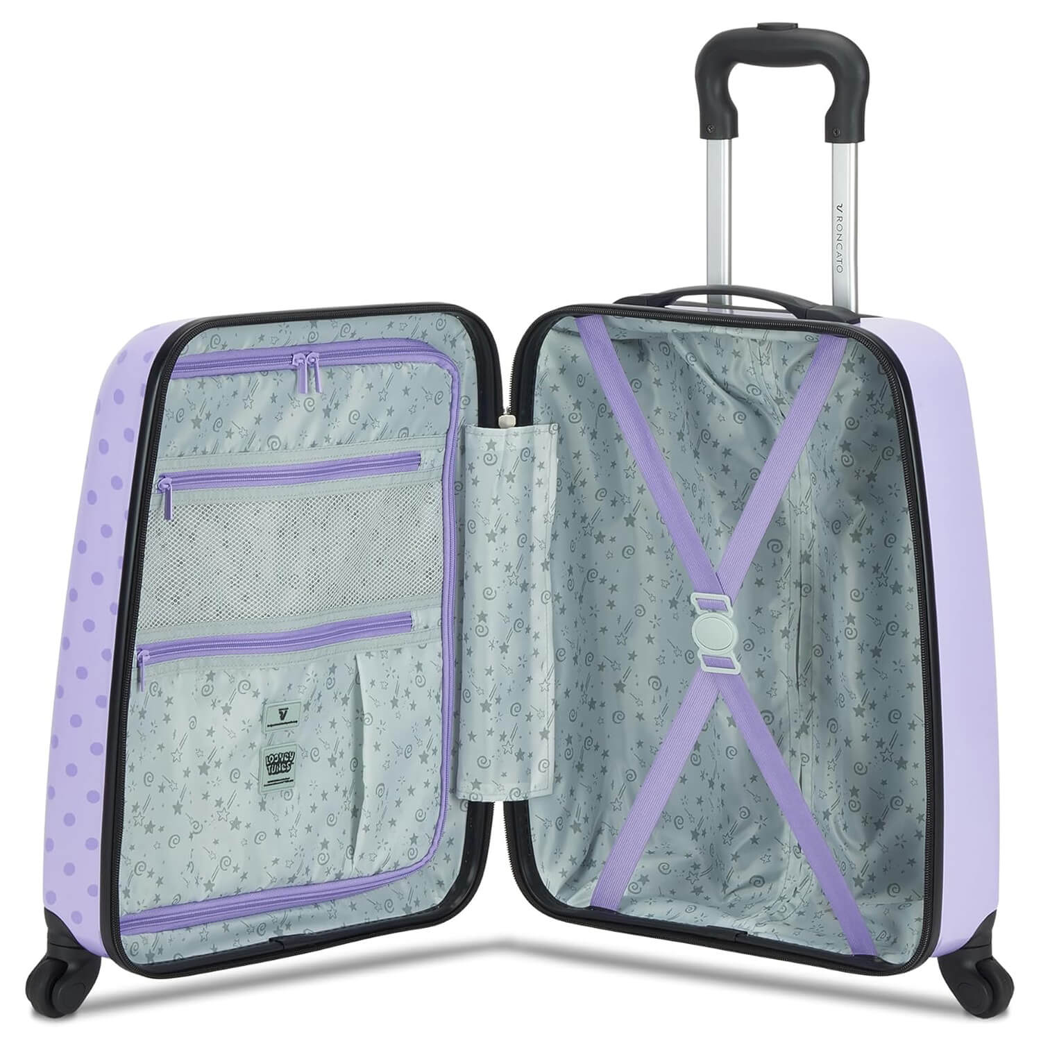 Детский набор чемодан и мешок Roncato 441000 Looney Tunes Kids Junior Trolley 50 см