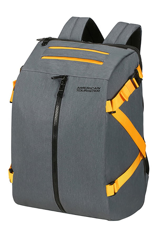Женский рюкзак для ноутбука American Tourister 91G*002 Take2Cabin Backpack Lifestyle S 14.1″ 91G-68002 68 Grey/Yellow - фото №1