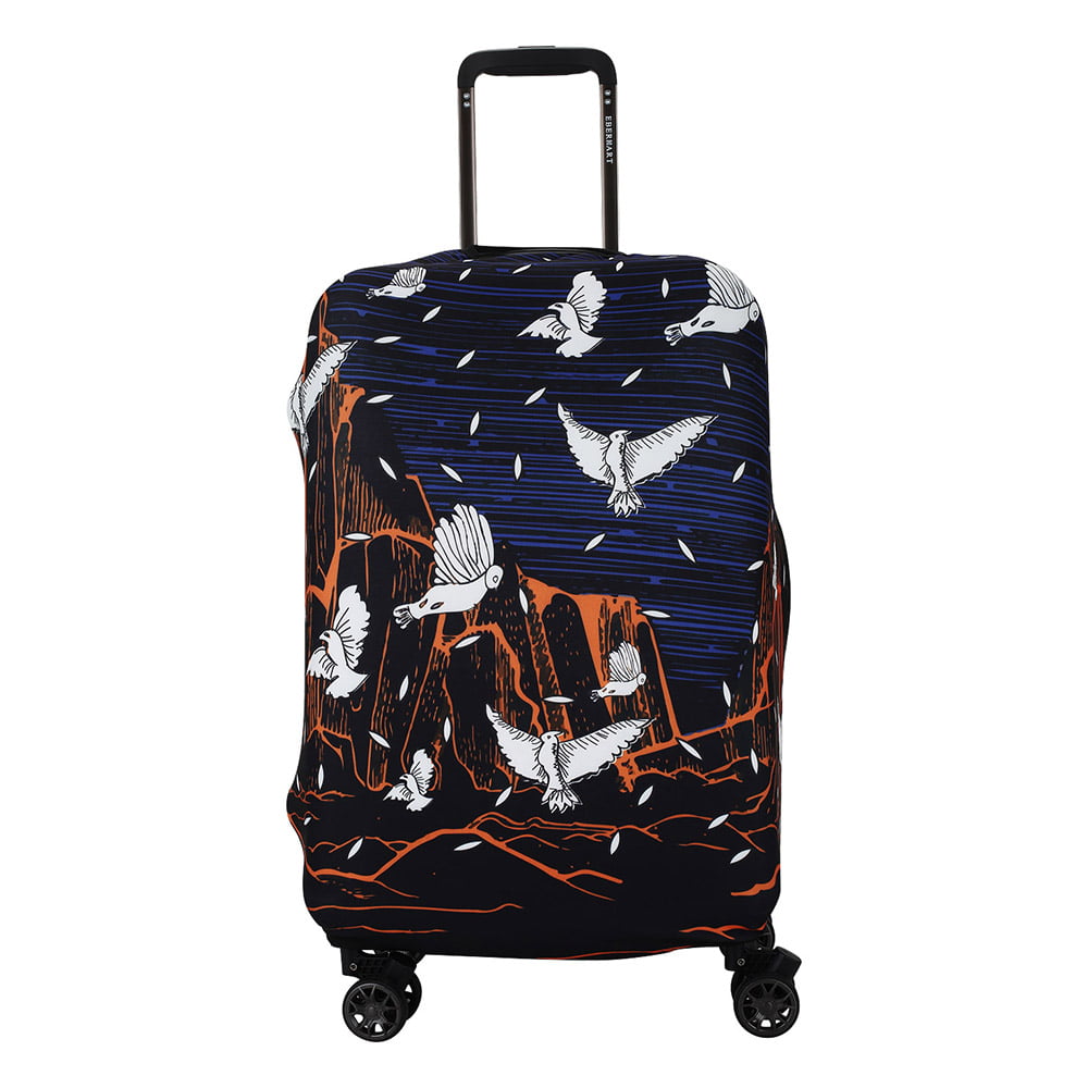 Чехол на маленький чемодан Eberhart EBHZJS05-S Night Birds Suitcase Cover S