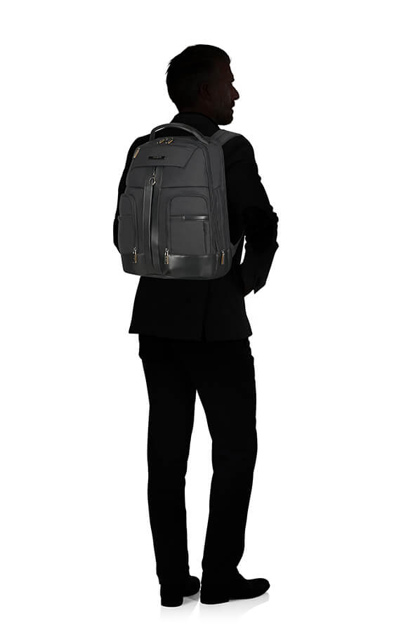 Рюкзак для ноутбука Samsonite CN2*001 Checkmate Laptop Backpack 15.6″ CN2-09001 09 Black - фото №3