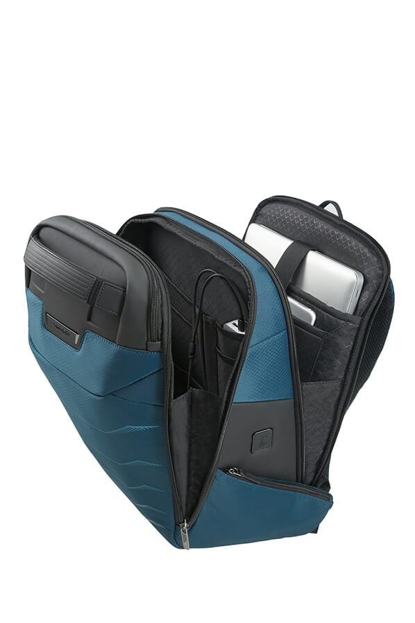 Рюкзак для ноутбука Samsonite KA5*002 Proxis Biz Laptop Backpack 15.6″ USB KA5-01002 01 Petrol Blue - фото №2